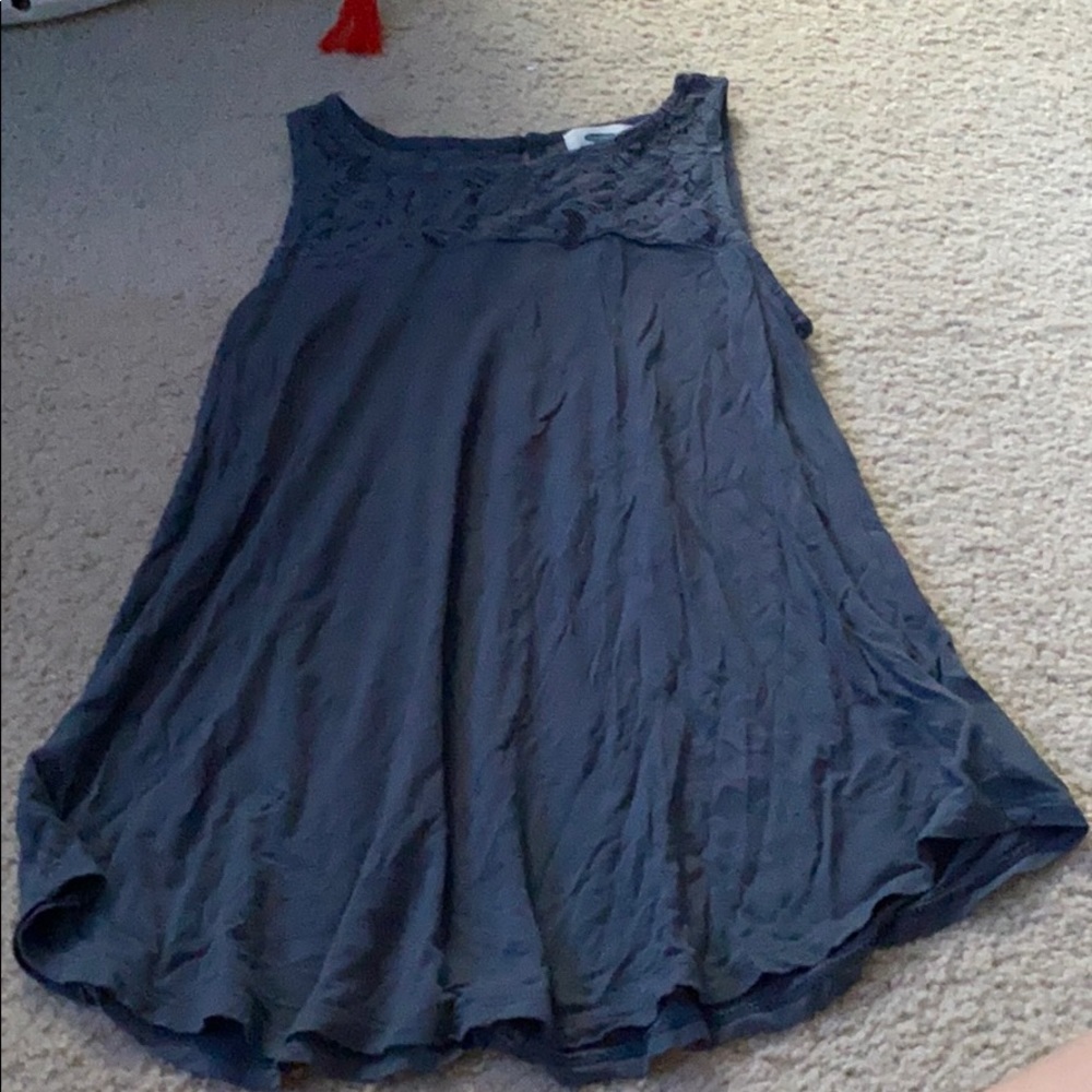 Lace Top Tank Top